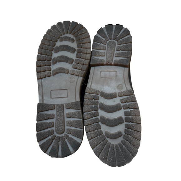 Zara Black Dress Shoes Paraboot Loafers Lace Up Boys Size 33/2 - Picture 6 of 11